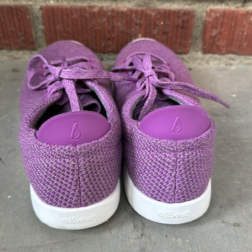 Allbirds Women's Purple Sneakers - Picture 6 of 9